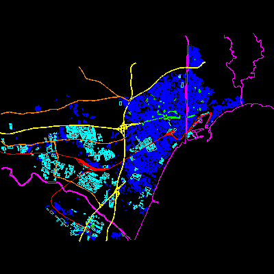 Plano autocad de malaga