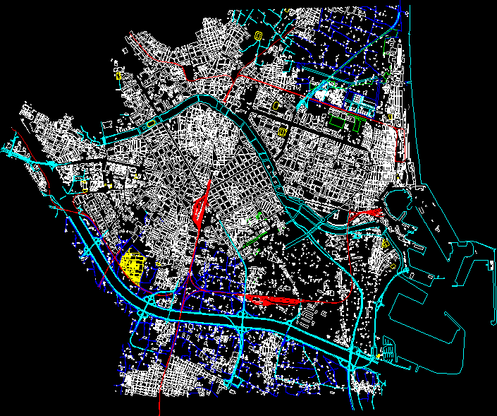 Map of valencia capital