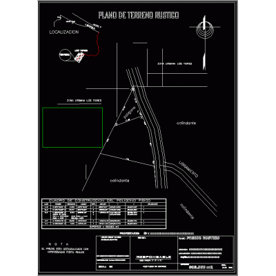 topographic plan
