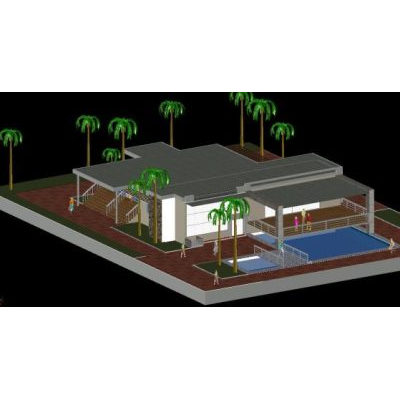 Casa club 3d