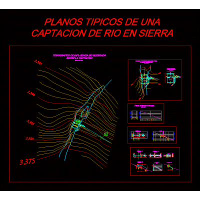 Plano de captacion
