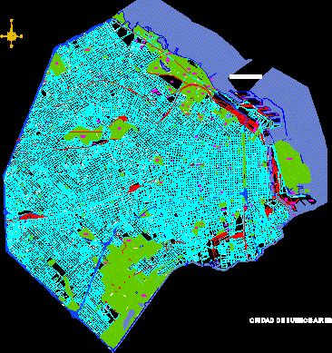 Mapa completo da cidade autônoma de Buenos Aires