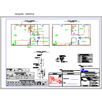 Plano electrico de vivienda