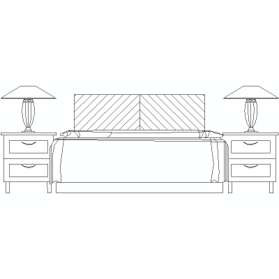 Conjunto De Cama De 150Cm Con Cabecero, Mesillas Y Lamparas