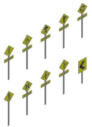 Preventive traffic signals 3d