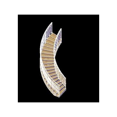 Escalera Curva Elegante