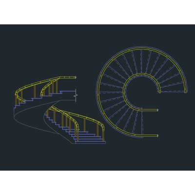 Diseno de una escalera de caracol