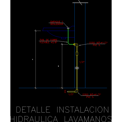 Detalle constructivo de rejilla de piso