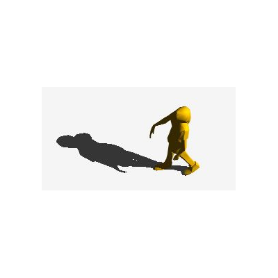 Figura Humana Caminando en 3D