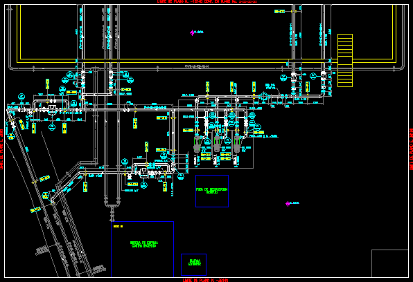 Diesel distribution plant pump area