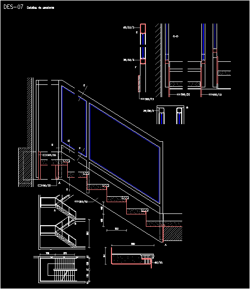 Escada de metal de uma seção