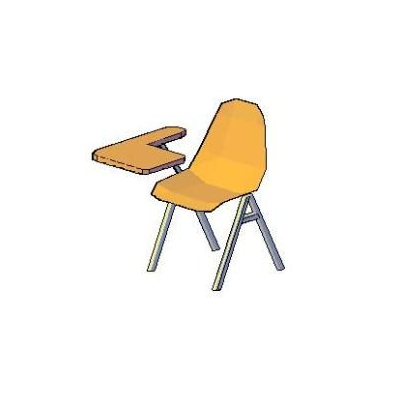 Pupitre o silla escolar