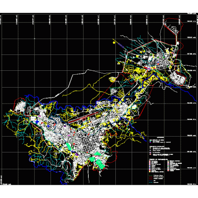 Colombia plano de popayan completo