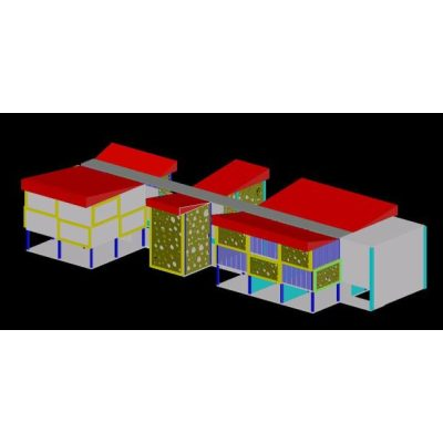 Centro de convenciones 3d