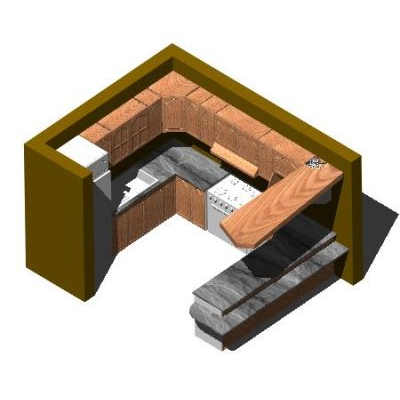 Cocina en 3d