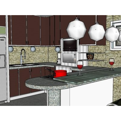 Propuesta de diseno de cocina moderna