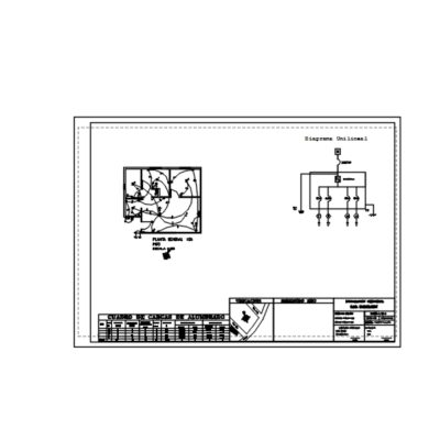 Plano proyecto electrico vivienda