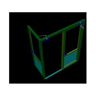 Ventanas de aluminio puerta 2200x1709 abrir cerrar