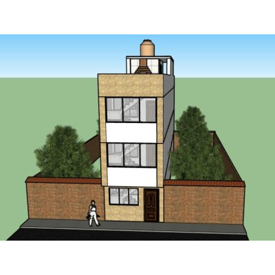 Vivienda multifamiliar 4 pisos