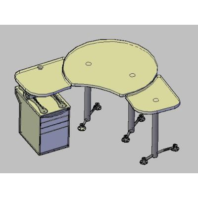 Puesto de trabajo 3d