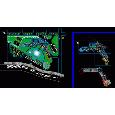 Plano Integral de Hotel con areas Comunes