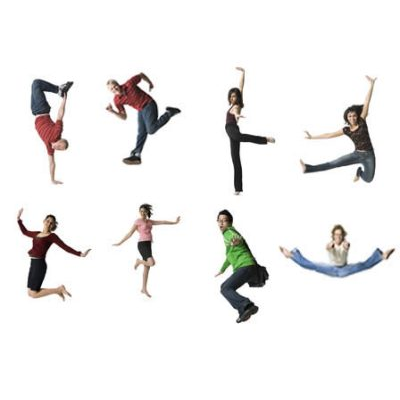 Personas en movimiento bmp