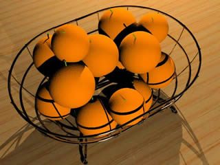 oval fruit basket