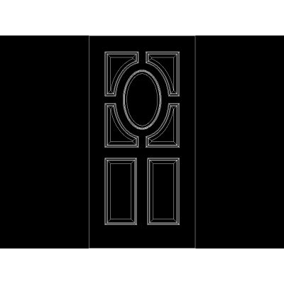 Elegante Puerta en Relieve