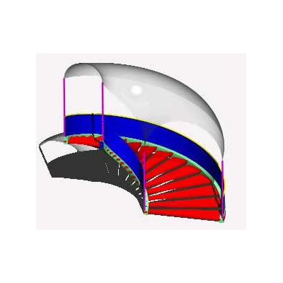 Escalera 3d