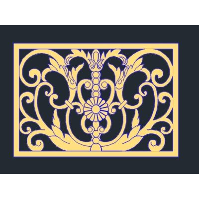 Decoration design grc jali window frame