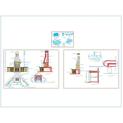 Asador  autocad