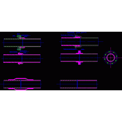 Bloques de autocad -coneccion de canales