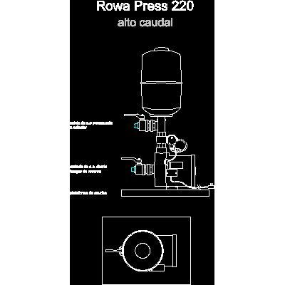 pompe à eau rowa press 220