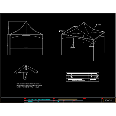 Carpa para campo ferial