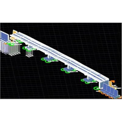Viaducto Carretero en 3D