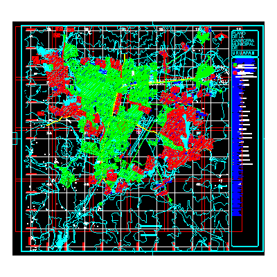 Plano de la ciudad de uruapan michoacan