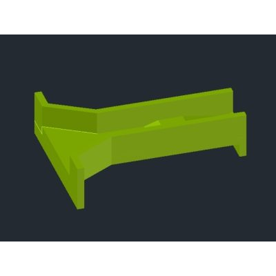 Canal 3d de control de caudal en rios