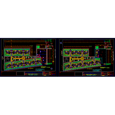 Planta conjunto viviendas y comercio