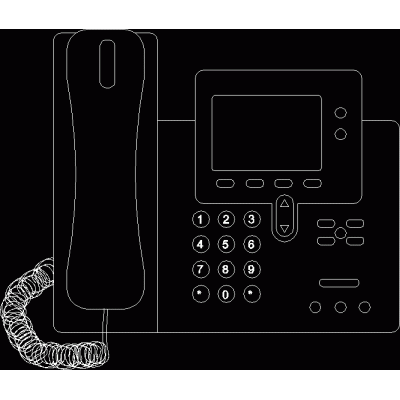 Telefono de Oficina en 2D