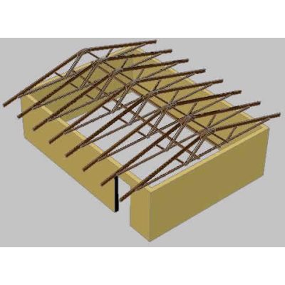Estructura de madera 3d