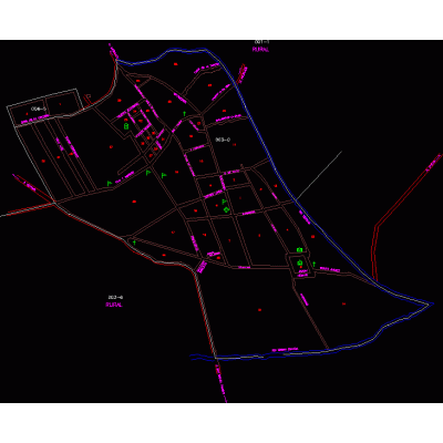 Mapa Urbano Detallado de Santa Catarina