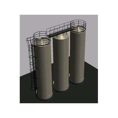 Tanques de agua 3d