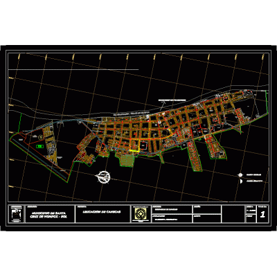 Plano catastral mompos bolivar colombia