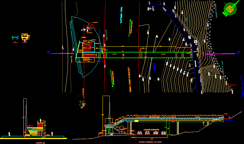 Pedestrian bridge - project