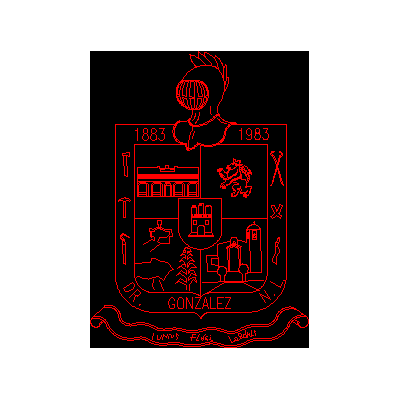 Escudo de dr. gonzalez; n.l. mexico