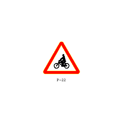 Senal de Precaucion Motociclistas