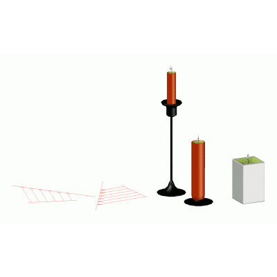 Velas decorativas 3d