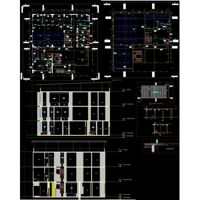 Librería CAD | Bloques CAD Gratis Archivos DWG y Objetos BIM 22 Complejo Deportivo Sullana – Proyecto Arquitectónico