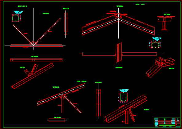 Plano estructura metalica