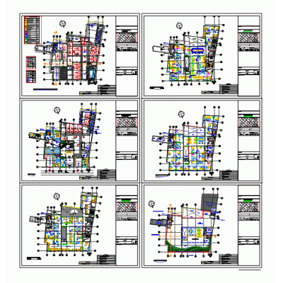 Plans of an administrative building